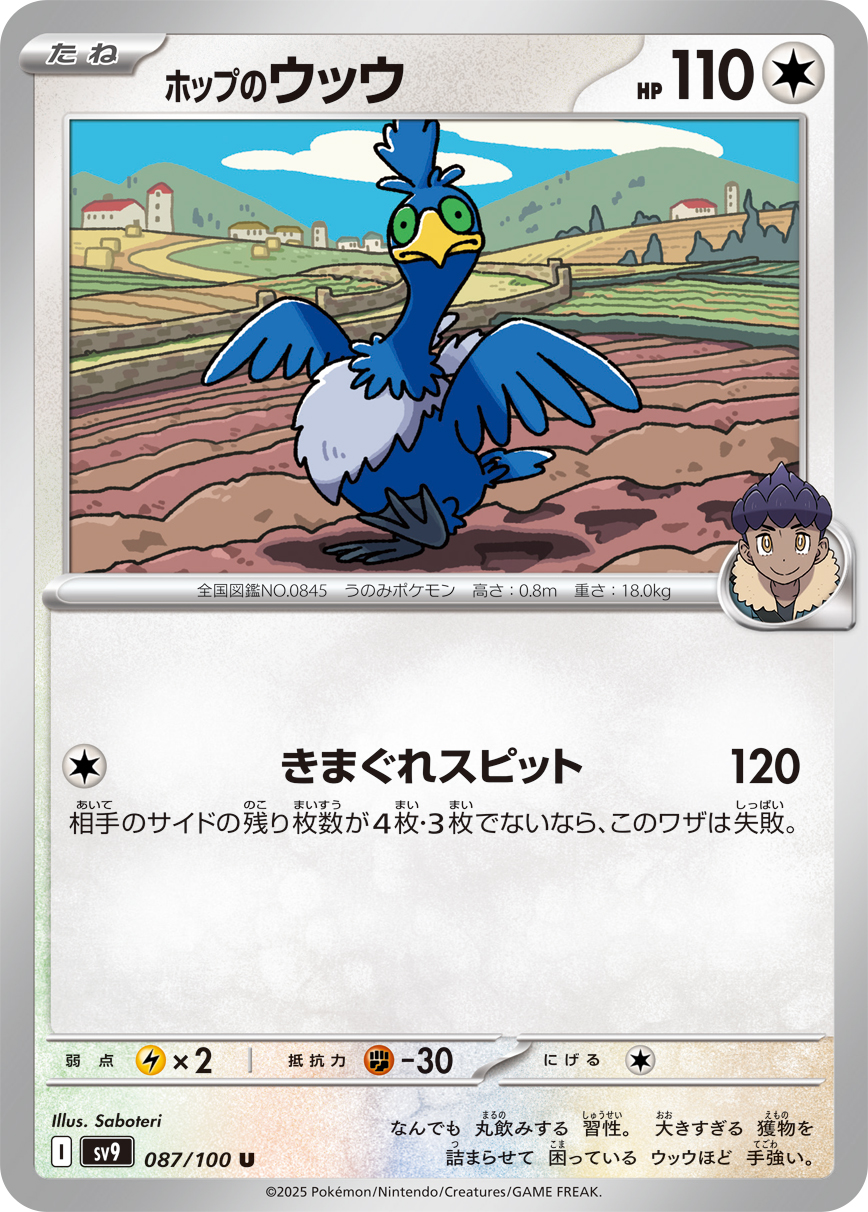 ホップのウッウ（087/100） パック：ポケモンカード 拡張パック「 バトルパートナーズ」